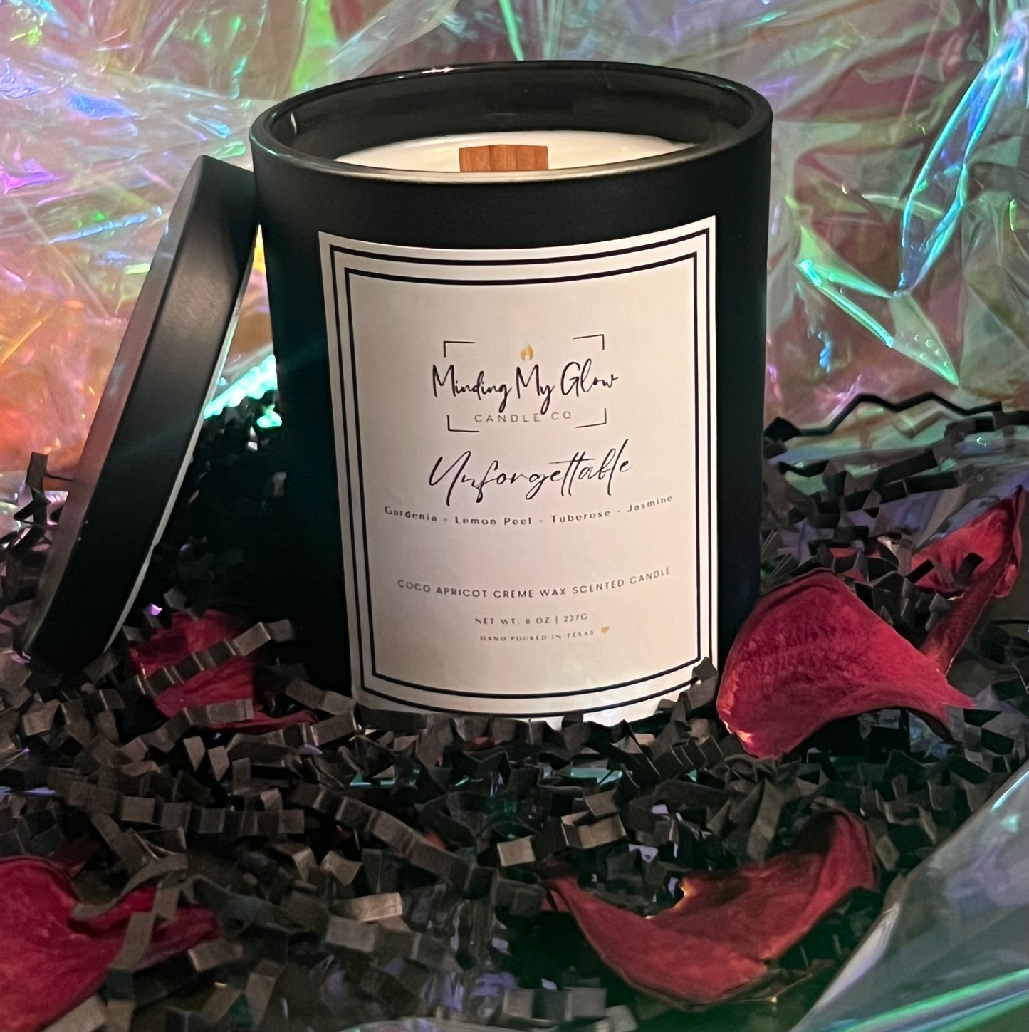 Unforgettable - 8 oz candle (crackling wood wick) - Signature Collection