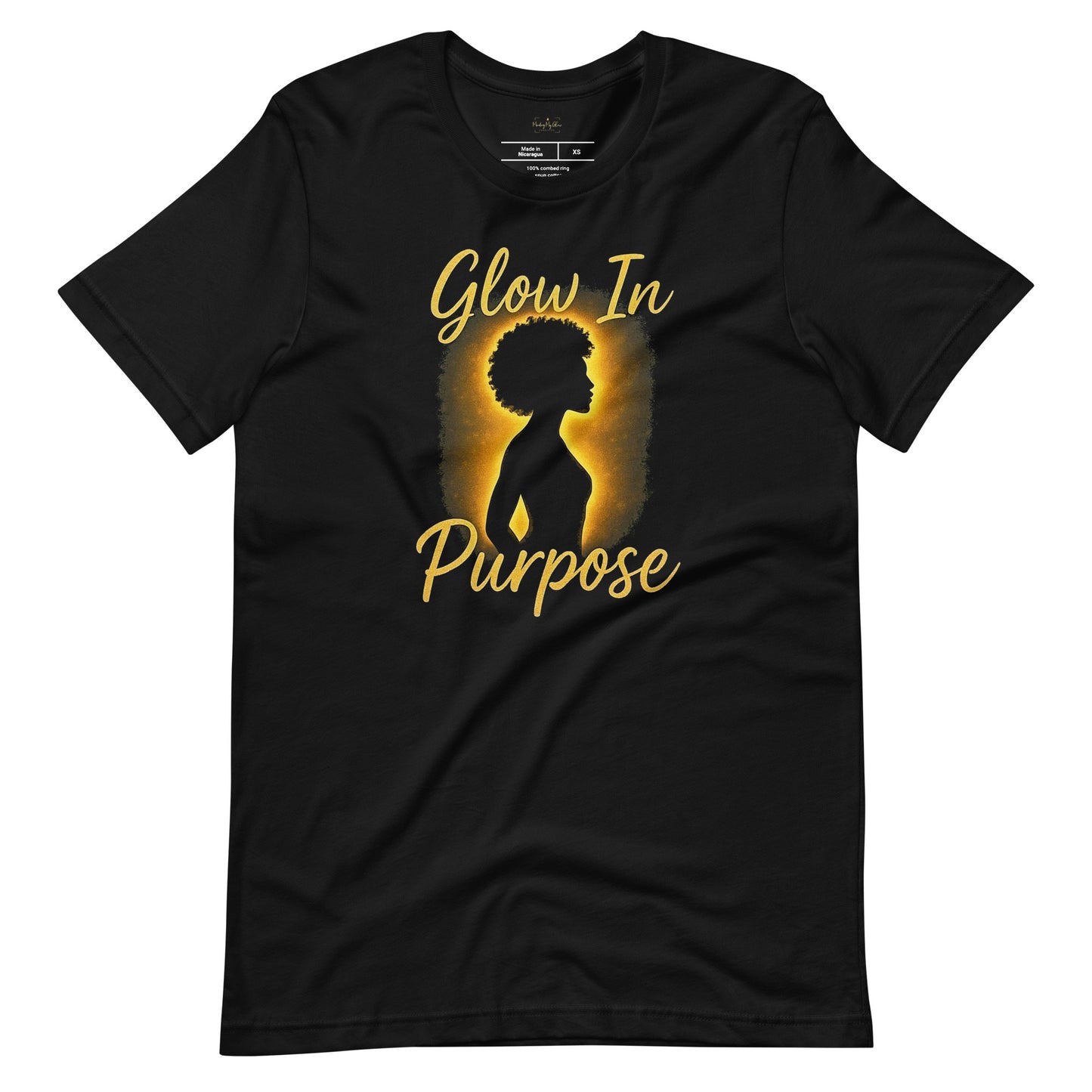 She's Glowing DIFFERENT | Glow in Purpose Tee | Soft Bella + Canvas Shirt
