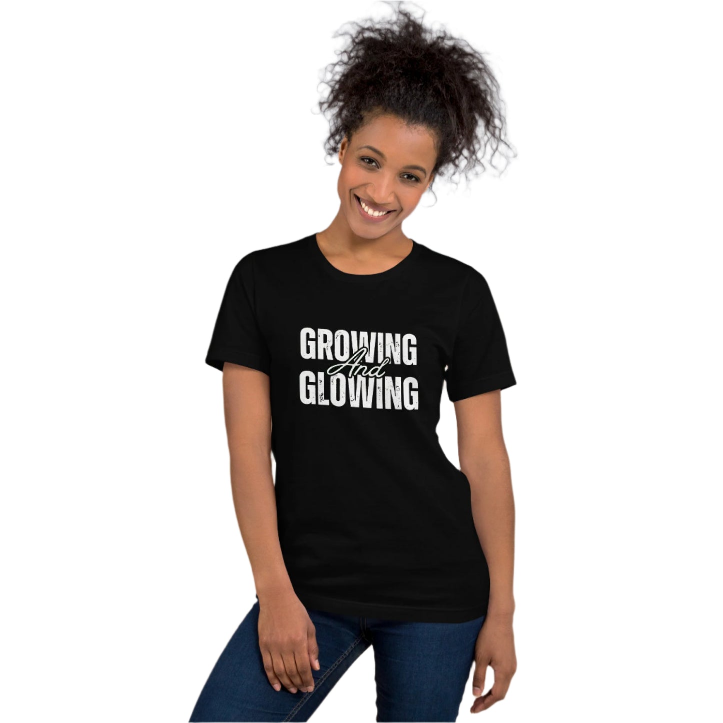 She's Growing and Glowing | Glow Gear Tee | Soft Bella + Canvas Shirt