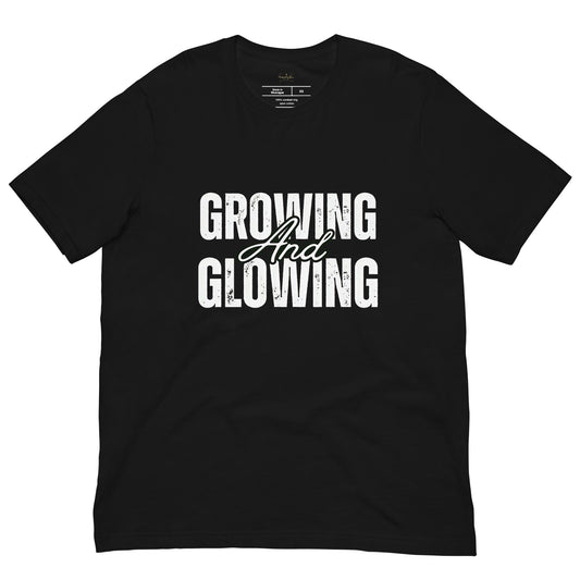 She's Growing and Glowing | Glow Gear Tee | Soft Bella + Canvas Shirt
