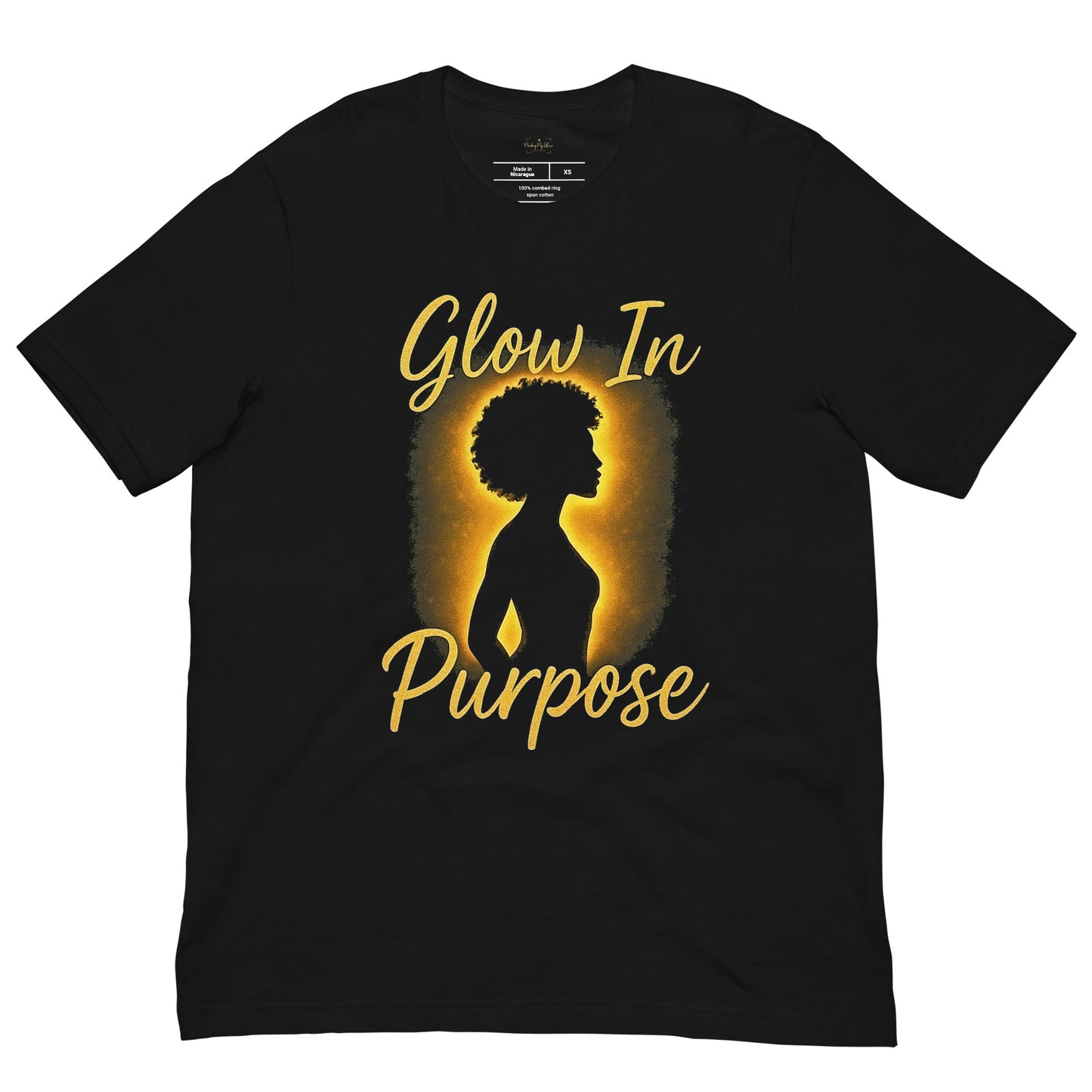 She's Glowing DIFFERENT | Glow in Purpose Tee | Soft Bella + Canvas Shirt